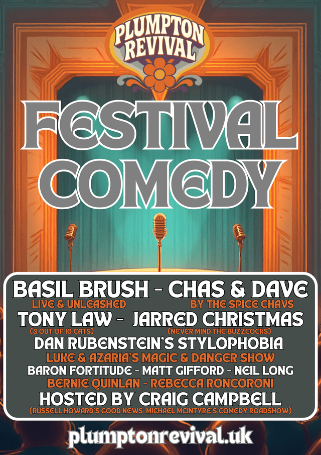 Plumpton Revival comedy poster