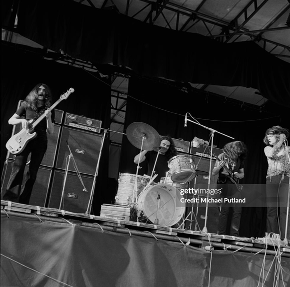 Black Sabbath performing at Plumpton, 1970